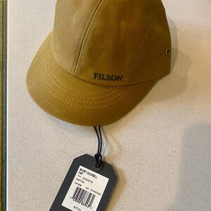 Filson Dark Tan Short Duckbill Cap